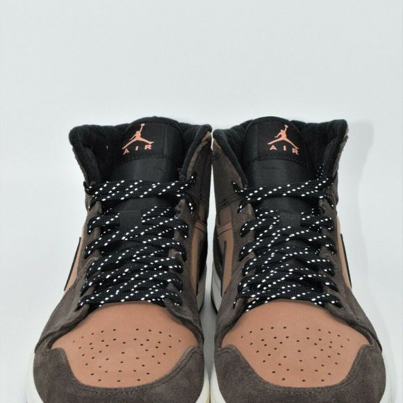 Nike Air Jordan 1 Mid SE Earth Tone Chocolate DC7294-200 - Picture 2 of 6